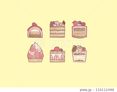 ラズベリーケーキ、ティラミス、カシスケーキ、いちごタルト、ガトーショコラ ラズベリーケーキ、ティラミス、カシスケーキ、いちごタルト、ガトーショコラ 110112498