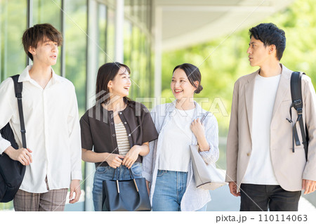 若いビジネスパーソンの男女 110114063