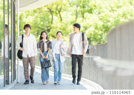 若いビジネスパーソンの男女 110114065