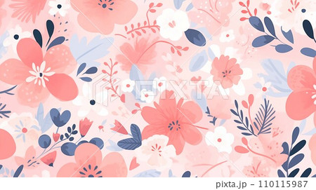 花の壁紙素材 110115987