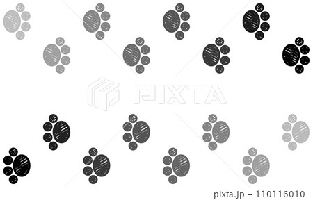 ペットで飼う犬や猫の可愛い肉球イラスト ペットで飼う犬や猫の可愛い肉球イラスト 110116010