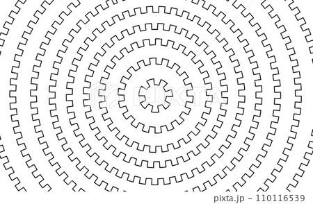 螺旋　凸凹　背景　モノクロ 110116539