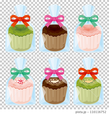 ラッピングされたフォンダンショコラセット ラッピングされたフォンダンショコラセット 110116752