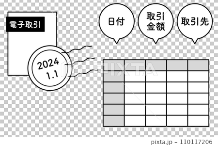 電子帳簿保存法の制度、電子取引ファイルとタイムスタンプ、検索機能付与について 電子帳簿保存法の制度、電子取引ファイルとタイムスタンプ、検索機能付与について 110117206