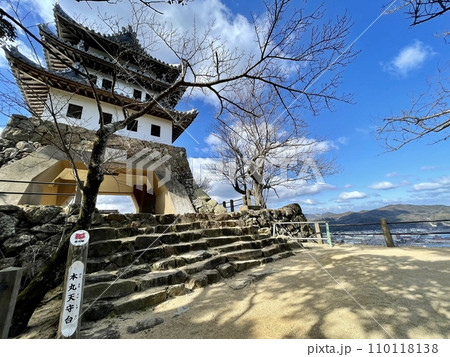 【兵庫】淡路島 洲本城 本丸 天守閣 110118138