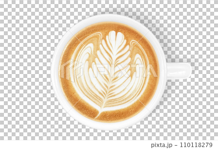 Cafe latte illustration realistic Cafe latte illustration realistic 110118279