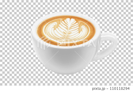Cafe latte illustration realistic Cafe latte illustration realistic 110118294