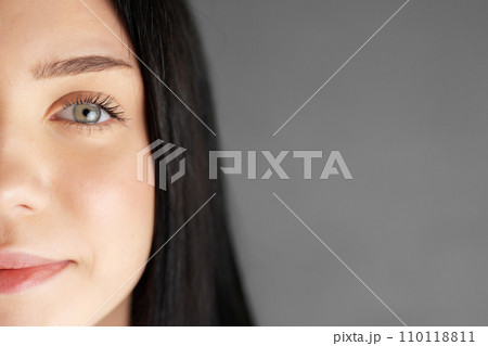 Close up portrait of a young girl Close up portrait of a young girl 110118811