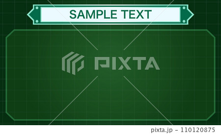 動画サイズのサイバーな背景イラスト(ベクター) 動画サイズのサイバーな背景イラスト(ベクター) 110120875