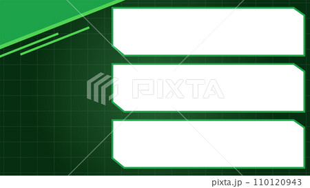 動画サイズのサイバーな背景イラスト（ベクター） 110120943