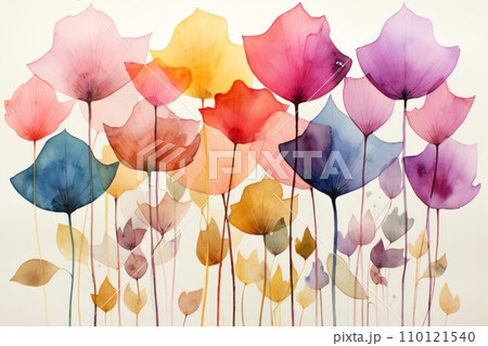 繊細な色合いで描かれた紙の花の美しいアートワーク AI画像 3 繊細な色合いで描かれた紙の花の美しいアートワーク AI画像 3 110121540