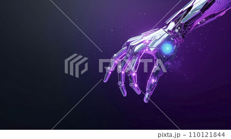 artificial intelligence hand 110121844