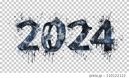 文字 2024 ペンキ 落書き 年賀 手書き 文字 2024 ペンキ 落書き 年賀 手書き 110122122