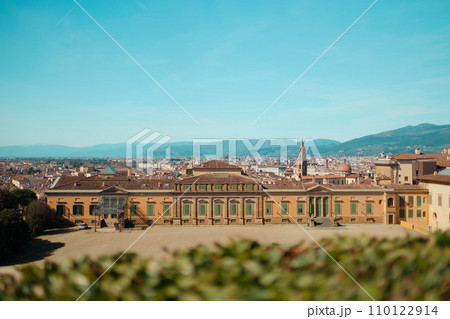 Florence Panorama. Panoramic image of Florence. View of architecture and landmark of Florence. Florence Panorama. Panoramic image of Florence. View of architecture and landmark of Florence. 110122914