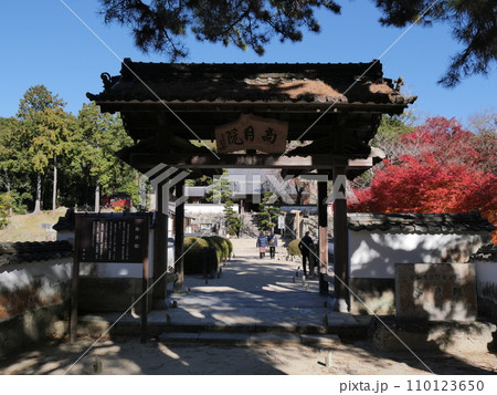 秋の愛知県の松平郷の高月院 110123650