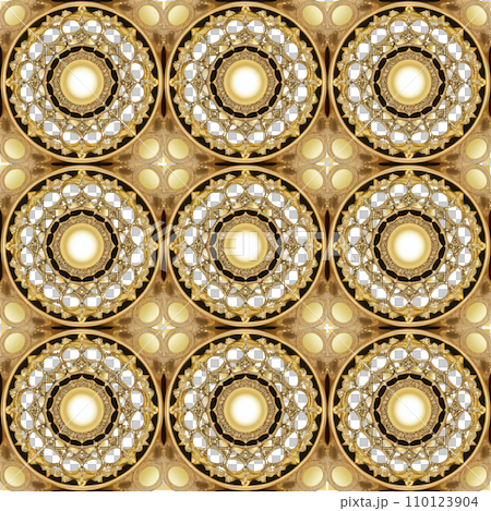 無限タイル/金のメダリオン 1 無限タイル/金のメダリオン 1 110123904