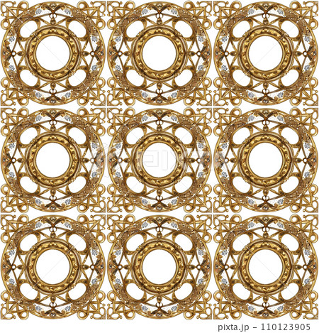 無限タイル/金のメダリオン 2 無限タイル/金のメダリオン 2 110123905