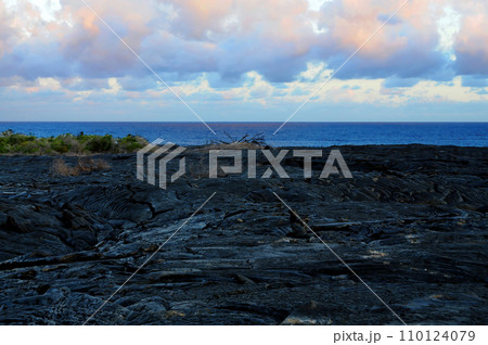 Fresh hardened Lava Kilauea volcano Fresh hardened Lava Kilauea volcano 110124079