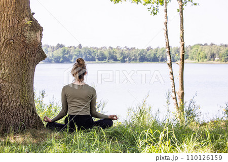 Serene Meditation in Nature 110126159