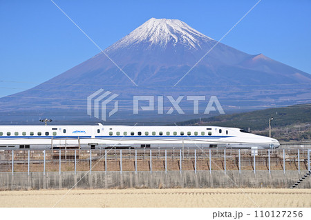 東海道新幹線　三島ー新富士　JR東海　N700A系2000番台　X60編成　SmallA 110127256