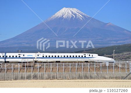 東海道新幹線　三島ー新富士　JR東海　N700A系2000番台　X77編成　SmallA 110127260