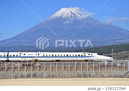 東海道新幹線　三島ー新富士　JR東海　N700A系2000番台　X64編成　SmallA 110127264