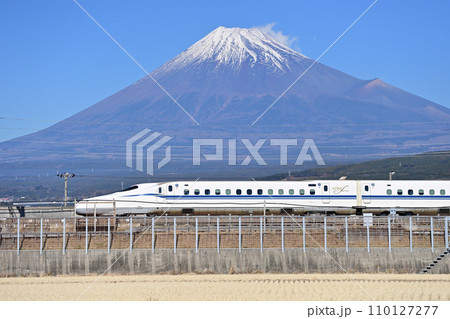 東海道新幹線　三島ー新富士　JR東海　N700S系　J37編成　のぞみ 110127277