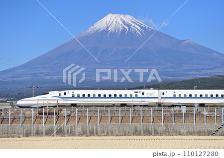東海道新幹線　三島ー新富士　JR東海　N700S系　J3編成　のぞみ 110127280