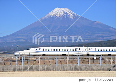 東海道新幹線　三島ー新富士　JR東海　N700A系1000番台　G50編成　LargeA 110127284