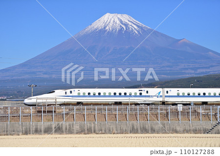 東海道新幹線　三島ー新富士　JR東海　N700A系1000番台　G46編成　LargeA 110127288