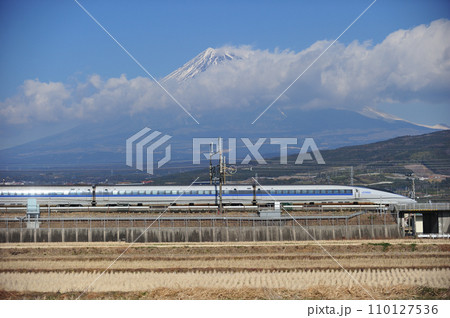 東海道新幹線 三島ー新富士 JR西日本 500系 W編成(博多) のぞみ 東海道新幹線 三島ー新富士 JR西日本 500系 W編成(博多) のぞみ 110127536