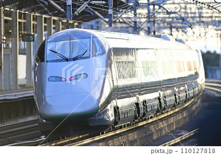 東北新幹線　那須塩原　JR東日本　E3系　L65編成（山形）＋E2系　J66編成（仙台）　はやぶさ 110127818
