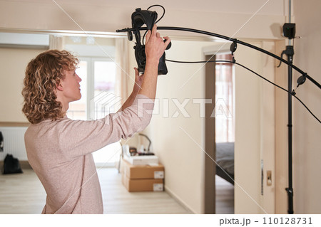Gamer boy in his room Gamer boy in his room 110128731
