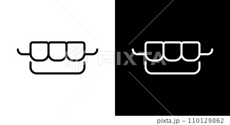 入れ歯アイコン 入れ歯アイコン 110129862