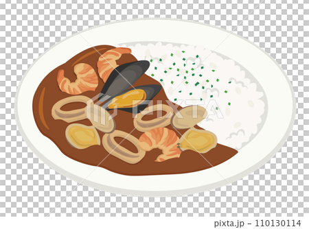 西餐_海鮮咖哩飯 110130114