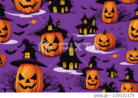 a design style halloween haunted house pumpkin a design style halloween haunted house pumpkin 110132175