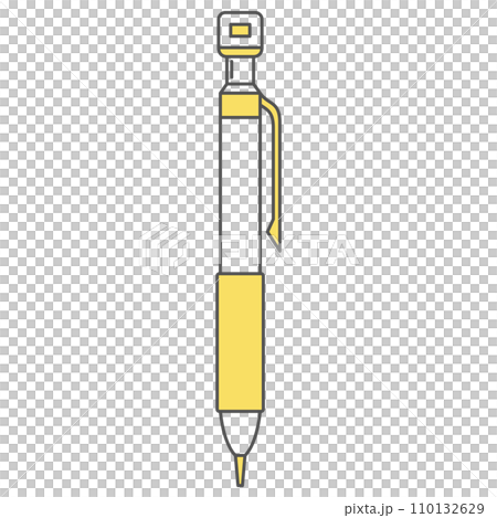 Stationery single item illustration icon mechanical pencil Stationery single item illustration icon mechanical pencil 110132629