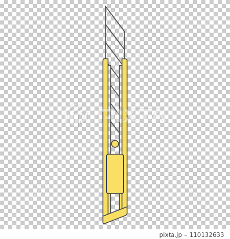 Stationery single item illustration icon cutter 110132633