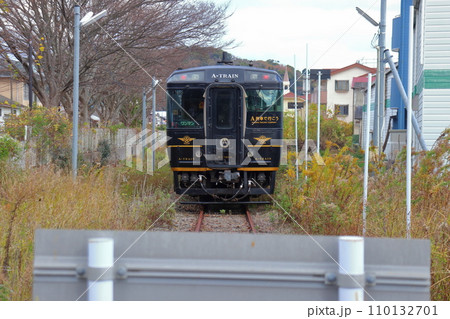 三角駅の終端部と車両止め（A列車で行こう） 110132701