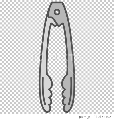 生活用品彩色單品插畫圖示：夾子 110134502