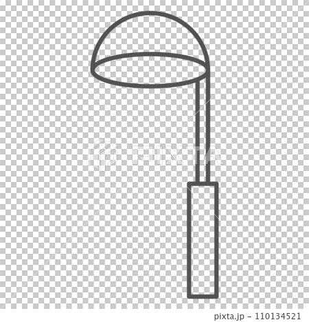 Line drawing single item illustration icon of daily necessities ladle 110134521