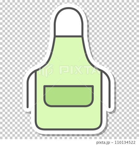 Daily necessities sticker single item illustration icon apron 110134522