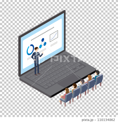 オンラインセミナー　ノートパソコン視聴 110134862