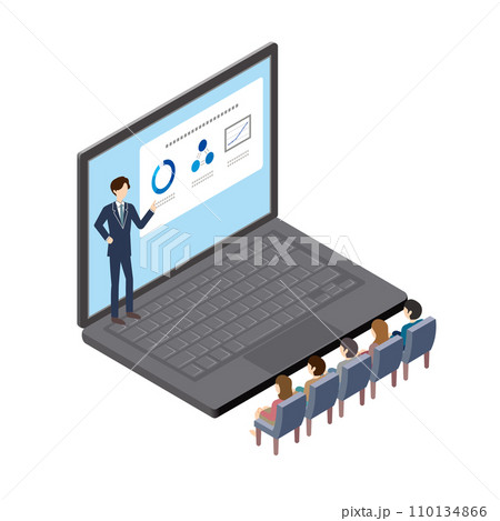 オンラインセミナー　ノートパソコン視聴 110134866