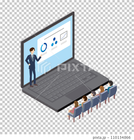 オンラインセミナー　ノートパソコン視聴 110134866