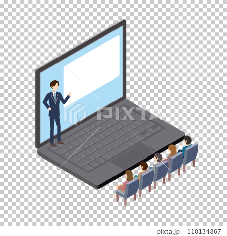 オンラインセミナー　ノートパソコン視聴 110134867