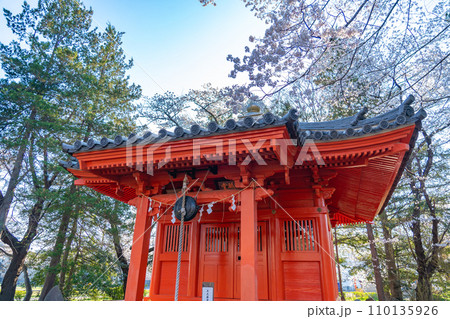 陸奥國分寺 薬師堂 準胝観音堂 春 桜 満開 宮城県仙台市 陸奥國分寺 薬師堂 準胝観音堂 春 桜 満開 宮城県仙台市 110135926