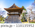 陸奥國分寺 薬師堂 鐘楼 春 桜 満開 宮城県仙台市 陸奥國分寺 薬師堂 鐘楼 春 桜 満開 宮城県仙台市 110135952