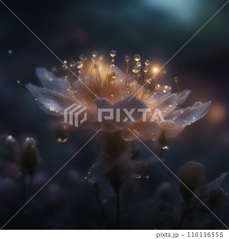 朝露に濡れる 110136558