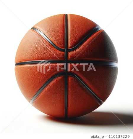 白い背景のバスケットボール 白い背景のバスケットボール 110137229